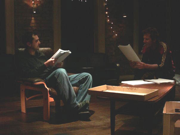 actors Nathan Head and Karl Dobby
